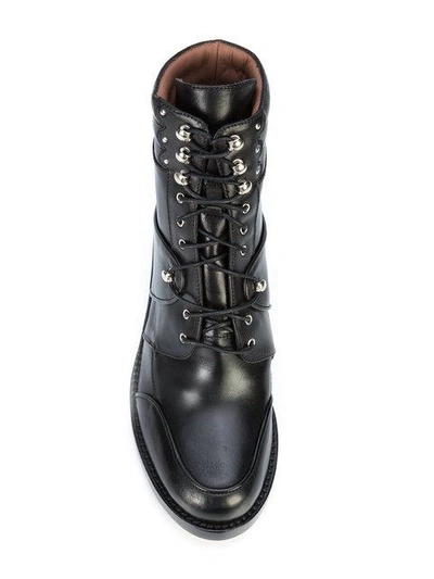 Shop Tabitha Simmons Lace-up Boots  In Black