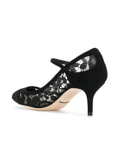Shop Dolce & Gabbana Bellucci Mary Jane Pumps In Black