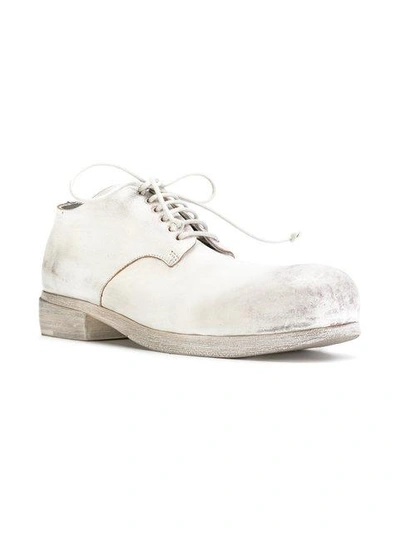 Shop Marsèll Worn Out Derbies - White