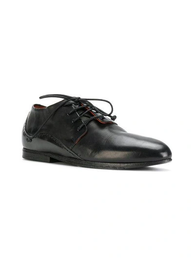 Shop Marsèll Side Lace-up Shoes In Black