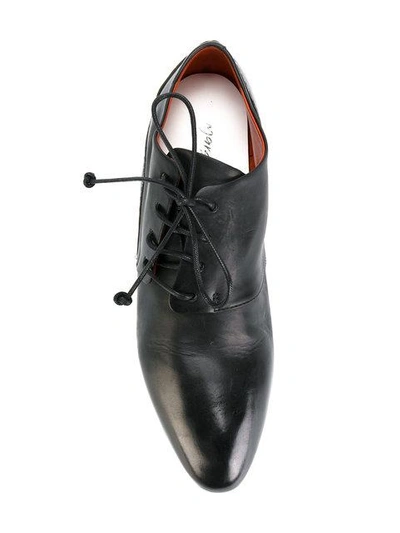 Shop Marsèll Side Lace-up Shoes In Black