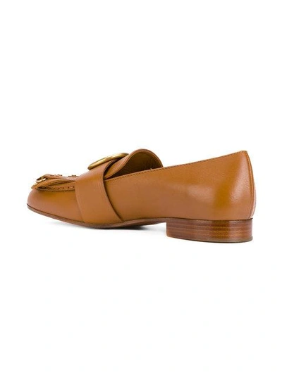 Shop Chloé Olly Fringed Loafers