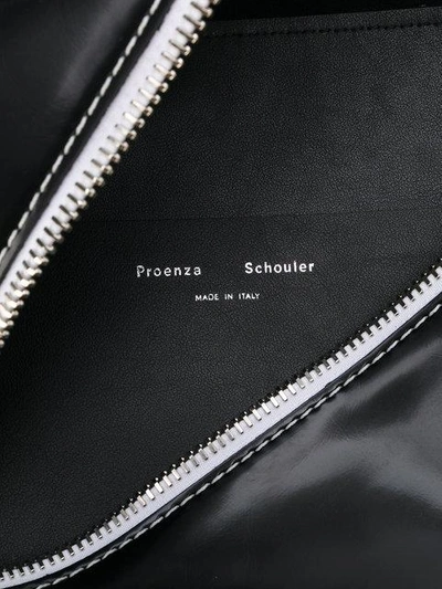Shop Proenza Schouler Medium Zip Hobo In Black