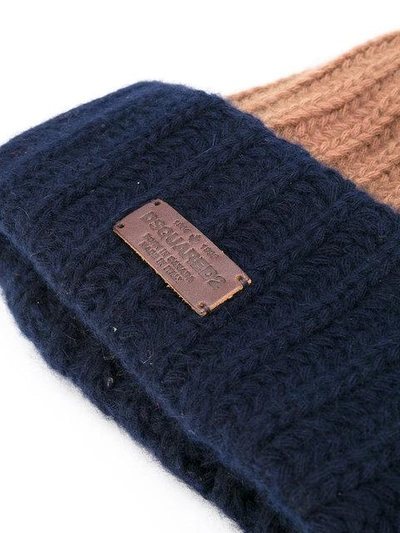Shop Dsquared2 Ribbed Beanie Hat