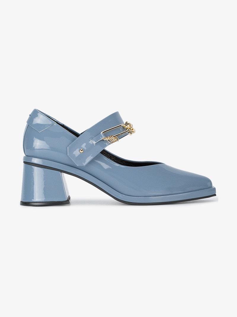 blue mary janes