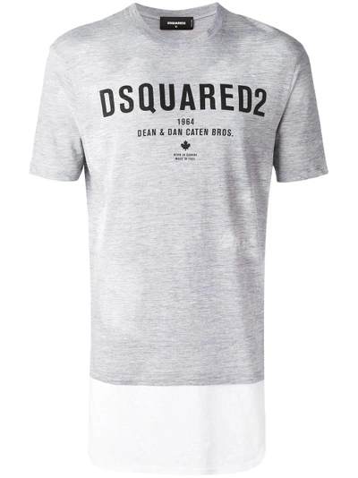 Shop Dsquared2 Logo Embroidered T-shirt