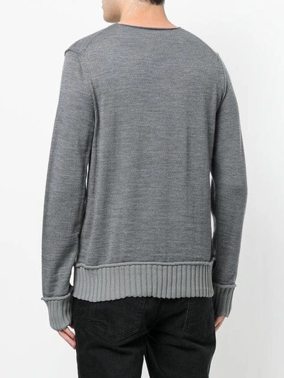 Shop Comme Des Garçons Shirt Ribbed Hem Sweater