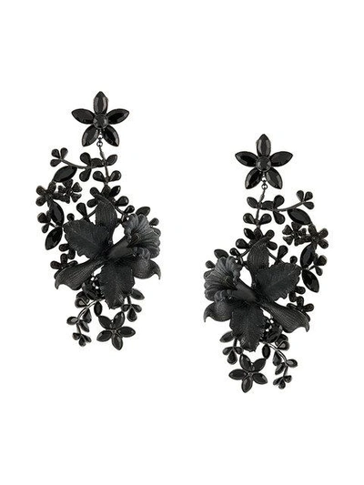 Shop Dsquared2 Floral Earrings