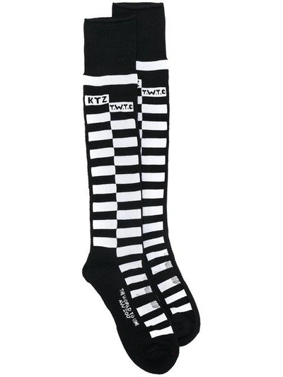 Shop Ktz Box Check Long Socks
