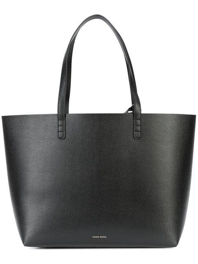 Shop Mansur Gavriel Large Tote Bag In Black