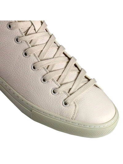Shop Gucci Sneakers Majior Lace-up High Sneaker With Web Band And Angry Cat Embroidery In White