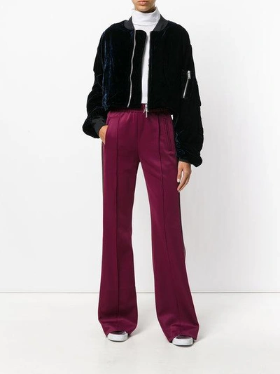 Shop Marc Jacobs Runaway Track Pants - Pink