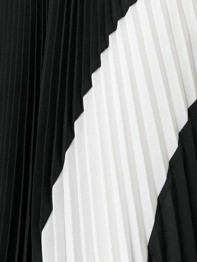 Shop Proenza Schouler Stripe Panel Pleated Skirt