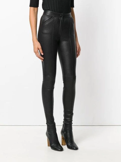 Shop Barbara Bui Skinny Trousers - Black