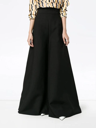 Shop Vika Gazinskaya Extra Wide Leg High Waisted Trousers