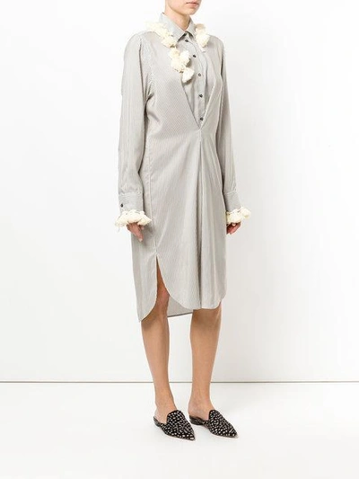 Shop Loewe Striped Shirt Dress