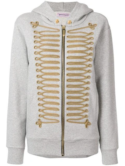 Shop Palm Angels Embellished Hoodie