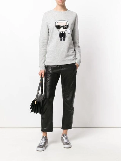 Shop Karl Lagerfeld Iconic Karl Print Sweatshirt
