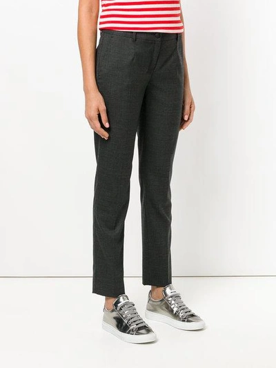 Shop Dolce & Gabbana Cropped Trousers - Grey