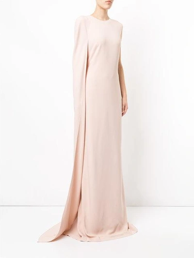 Shop Stella Mccartney Mirabelle Gown In Pink & Purple