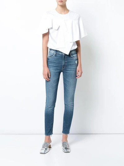 Shop Mother Skinny Jeans In Blue