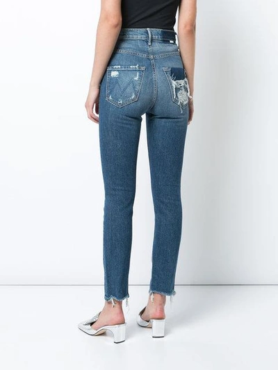 Shop Mother Skinny Jeans In Blue