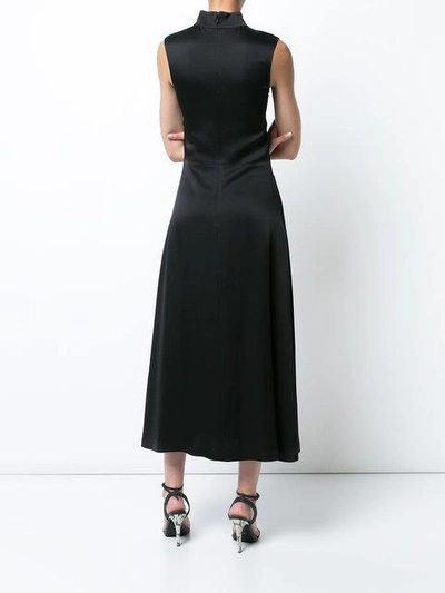 Shop Tome High Neck Maxi Dress - Black