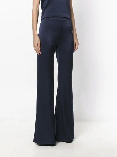 Shop Galvan High-waisted Flared Trousers
