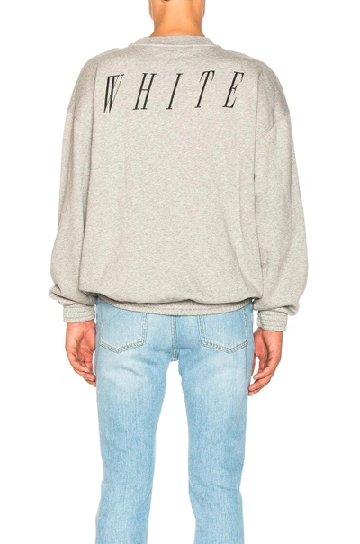 Shop Off-white Nebraska Sweatshirt In Gray