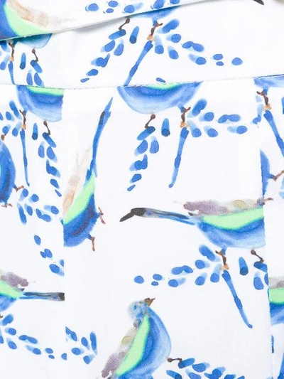 Shop Peter Pilotto Bird Print Skirt