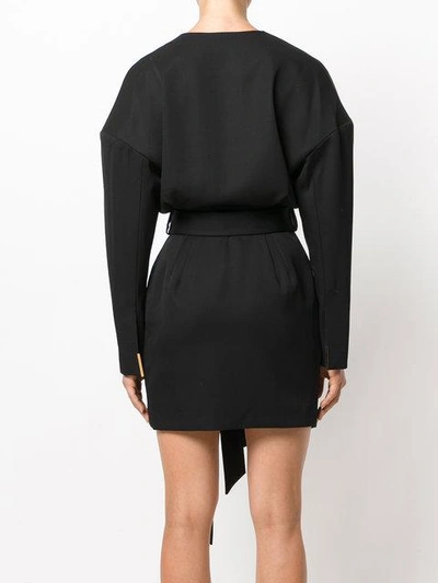 Shop Alexandre Vauthier Hipbelt Dress - Black