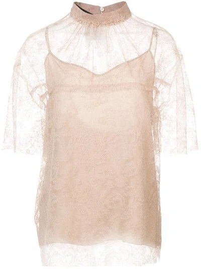 Shop Rochas Layered Blouse