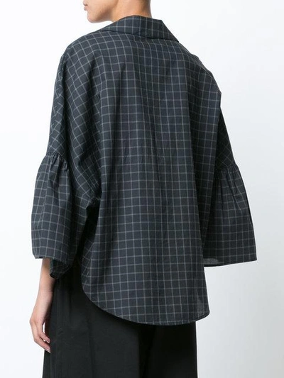 Shop Tome Bell Sleeved Check Shirt