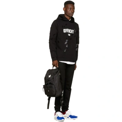 Shop Givenchy Black Nylon Stars Backpack