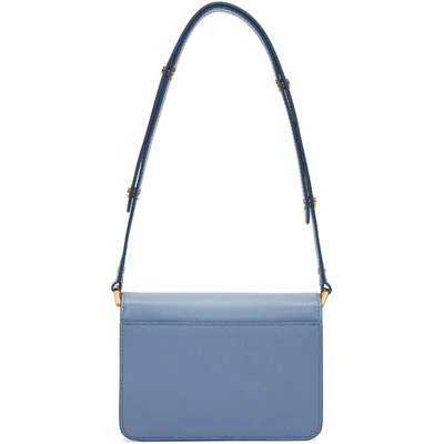 Shop Marni Blue Small Trunk Bag