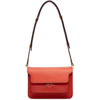 Shop Marni Red Small Trunk Bag