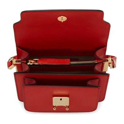 Shop Marni Red Small Trunk Bag