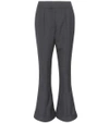 JACQUEMUS CROPPED WOOL AND COTTON TROUSERS