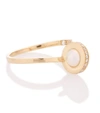 DELFINA DELETTREZ CONTRARIÉ 18KT YELLOW GOLD, PEARL AND DIAMONDS RING,P00271045