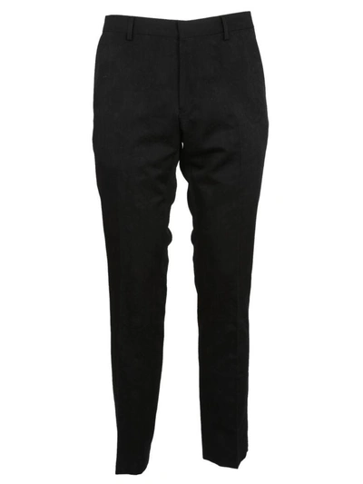 Dries Van Noten Patrini Slim Trousers In Black