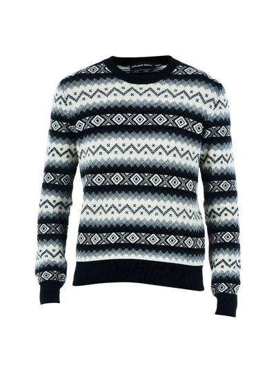 Alexander Mcqueen Black & Beige Cashmere Sweater | ModeSens