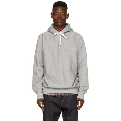 Shop Junya Watanabe Grey 'man Can't Live Without Hip' Hoodie