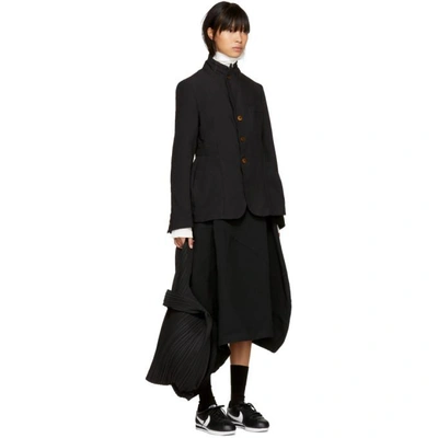 Shop Comme Des Garçons Black Button-up Jacket