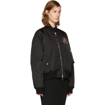 Shop Givenchy Reversible Black Mandala Bomber Jacket