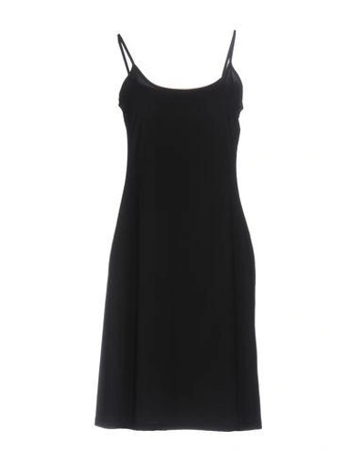 Shop Jil Sander Short Dress In Black