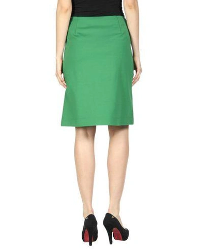 Shop Jil Sander Knee Length Skirt In Green