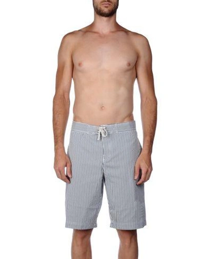 Shop Thom Browne Swim Shorts In Green