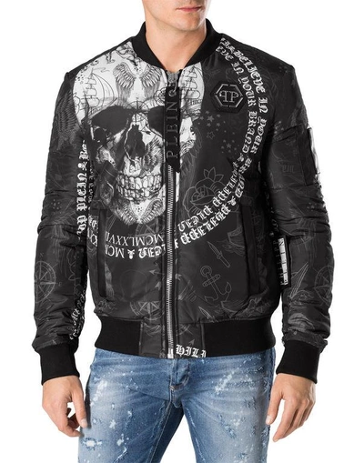 Shop Philipp Plein Bomber "gabriel"