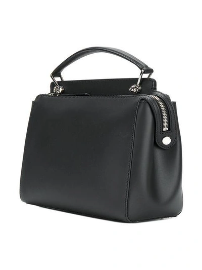 Shop Fendi Dotcom Tote In Black