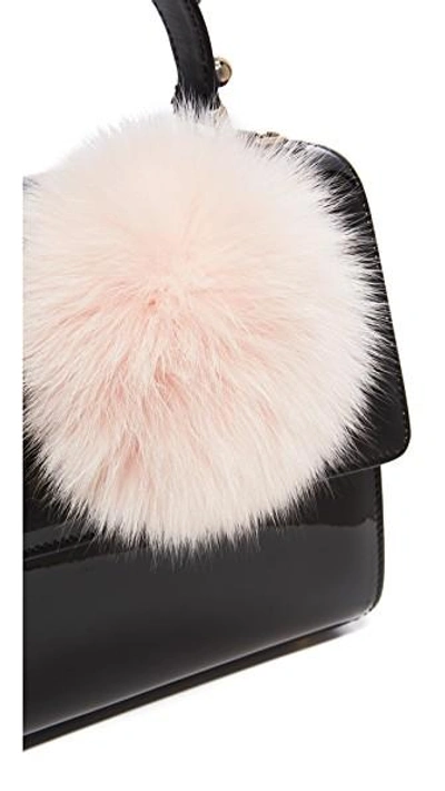 Shop Les Petits Joueurs Mini Alex Bunny Spheres Bag In Black/pink